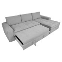 Stūra dīvāngulta KAJA LS, gaiši pelēka 21717