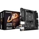 Gigabyte A520I AC emaplaat, A520I AC, 6 faasi VRM, kuni 5300MHz DDR4, 1xPCIe 3.0 M.2, WIFI, GbE LAN, USB 3.2 Gen1