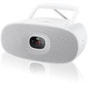 Muse Pārnēsājamais radio CD atskaņotājs MD-202RDW, 230V, 1.6kg, FM/MW, LED displejs, 6 x C tips, balts