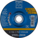 Шлифовальные диски PSF Steelox 150x7,2/22,23mm, PFERD, 641002, 150x7,2/22,23mm