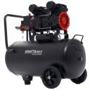 Kraftdele Компрессор безмасляный 50l 7009506, 1500W, 230V, 150l/min, 8bar, мобильный, низкий уровень шума