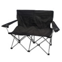 Mīlestības krēsls diviem, regulējami roku balsti, viegla alumīnija konstrukcija, 250 kg slodze, R585000, BasicNature