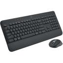 Logitech Klaviatūra ir pelė MK650/Graphite 920-011004, 118 klavi&scaron;ai, 2 AA baterijos, Bluetooth 5.1, 10m belaidis nuotolis