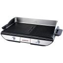 Gastroback Grils 42523, 2300W, 1500cm&sup2;, 2 grilē&scaron;anas virsmas, regulējams termostats, nelīpo&scaron;a virsma, noņemama plāksne