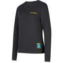 Džemperis CLIMBING on the MOON Sweatshirt W, izmērs: S, Carbon/Giallo, 8058428001361 LA SPORTIVA