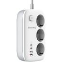Colorway pagarinātājs CW-CHE34PDW, 1.8m, 2xUSB-C (PD), 2xUSB-A (QC3.0), 3250W, 220V AC, 100-250V