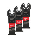 DAUDZFUNKCIONĀLĀ INSTRUMENTA PIEDERUMI &ndash; OPEN-LOK METĀLA ASMEŅI, METAL PLUNGE BLADE NIT.CARBIDE 35MM - 3 PC, 48851563 MILWAUKEE