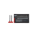 SKRŪVGRIEŽU UZGAĻU KASETES, COMPACT SET SL / PH / PZ - 12 PCS, 4932399513 MILWAUKEE