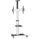 Logilink TV statīvs BP0025, 37-70", maks. 50 kg, regulējams augstums 166.9-206.9 cm, 4 riteņi, VESA 200x200-600x400