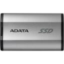 Adata I&scaron;orinis SSD SD810-4000G-CSG 4TB, USB 3.2 Gen 2x2, 2000MB/s, IP68, aliuminis, sidabrinis