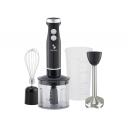 Beper Iegremdējamais blenderis P102FRU151, 1000 W, melna/nerūsējo&scaron;a tērauda, 4 asmeņi, 0.5 l smalcinātājs, 0.7 l mērtrauka