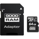 Goodram atmiņas karte microSD M1AA-0640R12, 64GB, 100MB/s, 10MB/s, UHS-I, SD adapteris