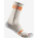 Velo zeķes UNLIMITED 18 Sock, izmērs: XXL, Silver Moon/Orange Rust, 8056006116438 CASTELLI
