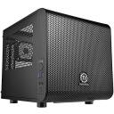 Thermaltake Core V1 MiniITX Korpus CA-1B8-00S1WN-00, 20cm, must, 2x2.5'' sisemised, 2x80mm taga, 2xUSB 3.0