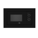 Įmontuojama mikrobangų krosnelė, 20 L talpos ir 800 W galios BMOB20202B Juoda Beko