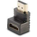 Lindy HDMI į HDMI adapteris 41085, juodas, 90 laipsnių kampas, 0.015 kg