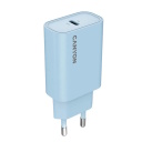 Compact wall USB charger with 30 W maximum power and 1×PD USB C port OnCharge 30CL Max Power 30W EU Blue CNE-CHA30CLLBL CANYON