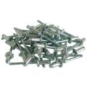 Mega Vinių 5595232, 23mm, 4.8mm, 50vnt, Aliuminis, Vinių kniedžių pistoletams