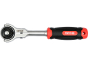 FLEXIBLE RATCHET HANDLE W.ROUND HEAD 3/8 YT-07201 YATO