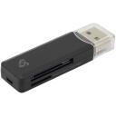 Sbox kaardilugeja CR-01, USB 3.0, 5Gbps, 1xmicro SD, 1xSD/SDHC/SDXC