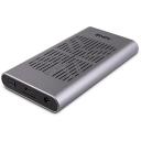 Lindy SSD korpusas 43382 USB 3.2 Gen 2x2, Dviejų M.2 NVMe, Klonavimo funkcija