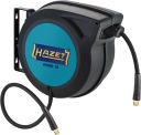 Hose reel 15 m, HAZET 9040N-13, automātiska, melns, 13 mm iekšējais diametrs