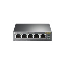 TP-Link TL-SG1005P tinklo komutatorius nevaldomas 5&times; Gigabit RJ45 4&times; PoE 802.3af stalinis juodas