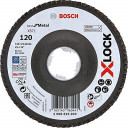 Шлифовальный, лепестковый диск X-LOCK X571 115 мм; 120 2608619200 BOSCH