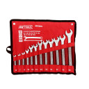 Kombinēto uzgriežņu atslēgu komplekts 6-22mm, 12 gab., hrom-vanādija tērauds, AW39814, AWTOOLS