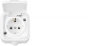 Socket PRALESKA a / p, 1p., earthed, IP54, white BYLECTRICA