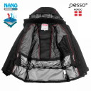 Зимняя куртка Helsinki, 2XL, Pesso, черная, 3000g/m&sup2; 24h, 5000 mm