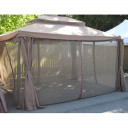 Moskīta tīklu komplekts priekš nojumes LEGEND 3x3m ar plastmasas āķiem 093312 HOME4YOU