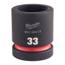SHOCKWAVE&trade; IMPACT DUTY TRIECIENIZTURĪGAS UZGRIEŽŅU MUCIŅAS, 33 MM 1" IMPACT SOCKET STD - 1PC, 4932480411 MILWAUKEE