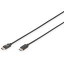 Digitus USB Type-C savienojuma kabelis AK-300138-010-S, 1m, USB-C uz USB-C, 480 Mb/s, dubultā aizsardzība