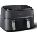 Philips Dual Basket Airfryer | NA351/00 3000 Series | Power 2750 W | Capacity 9 L | Rapid Air technology | Black
