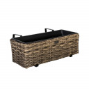 Lillekast r&otilde;dule WICKER 60 x 19 x 18 cm beež 35167 HOME4YOU