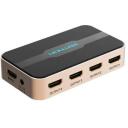 Vention HDMI skirstytuvas ACCG0-EU 4 i&scaron;ėjimai, 4K@30Hz, auksinis aliuminio lydinys