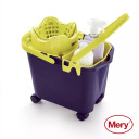 Bucket 14L with automatic push-on wheels 05033511 MERY