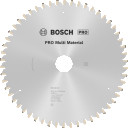 Ripzāģa disks 210x30mm Multi material, Rokas ripzāģiem PRO MULTI MATERIAL RIPZĀĢA ASMENS, 2608640511, BOSCH