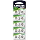 Camelion Щелочная Батарея AG10-BP10, 10 шт., 1,5 В, LR54, 80 мАч, без ртути