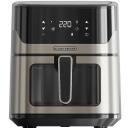 Black Decker fritēze BXAF6500E ES9730070B, 6.5L, 1600W, 8 režīmi, digitālais displejs, nerūsējo&scaron;ā tērauda korpuss