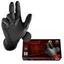 Нитриловые перчатки  M-Safe (50шт.) 10 / XL оранжевые Grippaz