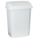 Nhg Siseruumide pr&uuml;gikast 3134113, 25L, valge, plastmass, kaanega, millel on volditav funktsioon