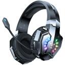 Onikuma galda komutators B15 Black, 50mm, RGB, bezvadu, 20h, 15m, noņemams mikrofons, 360&deg; regulējams