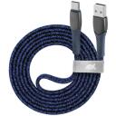 Rivacase USB-C к USB 2.0 кабель PS6102BL12, 1.2m, синий, 480Mbps, 5000+ изгибов