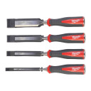 KALTI AR IZLIEKTU GALU, BEVELED EDGE CHISELS SET 4PC, 4932479897 MILWAUKEE