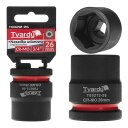 Impact Socket Tvardy T00212-26 3/4" 6PT 26mm CR-MO