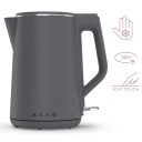 Elektriskā tējkanna 2200W 1.5L dubultsienu konstrukcija Strix termostats automātiska izslēg&scaron;anās aizsardzība pret sauso darbību AEK0004 Aeno