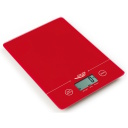 Skaitmeninės virtuvinės svarstyklės su maksimaliu 5 kg apkrovimu 1 g žingsniu ir LCD ekranu raudonos AD3138 Adler