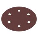 Liivapaber drywall &Oslash; 225mm - G120 - 5 tk, KREATOR, KRT232012, Graanulite suurus: 120, Aukude arv: 6